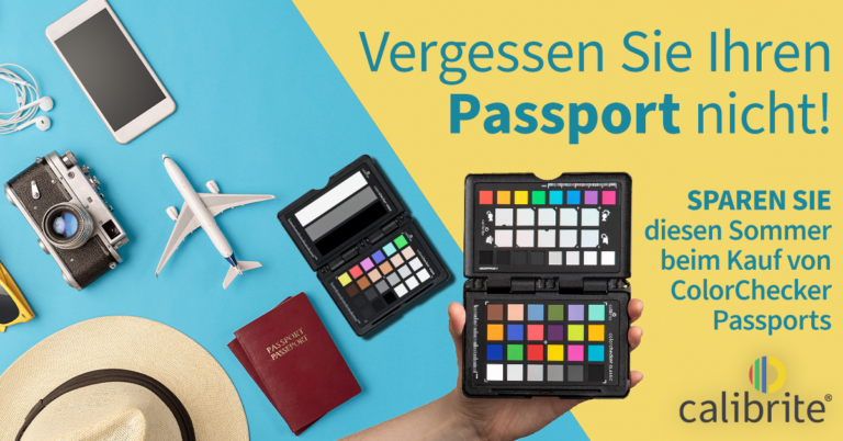 Vergessen Sie Ihren Passport nicht! Sparen Sie diesen Sommer bei Calibrite Passports.