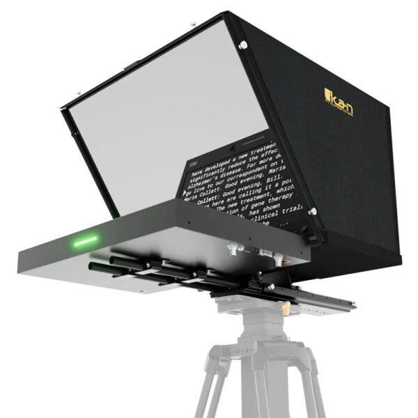 Ikan Aura 19" POE++ PTZ NDI Teleprompter w/Full NDI Encod./Decod. & IP Tally