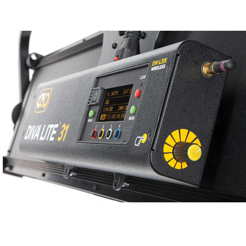 Kino Flo KIT-DL31XU, Diva-Lite 31 LED DMX Center Kit, Univ w/ Travel Case – Bild 6