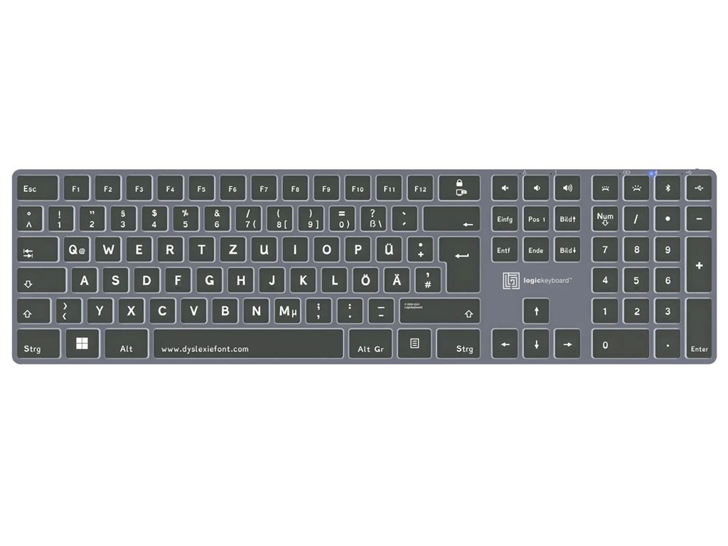 Logickeyboard Dyslexie TITAN UK (Mac)
