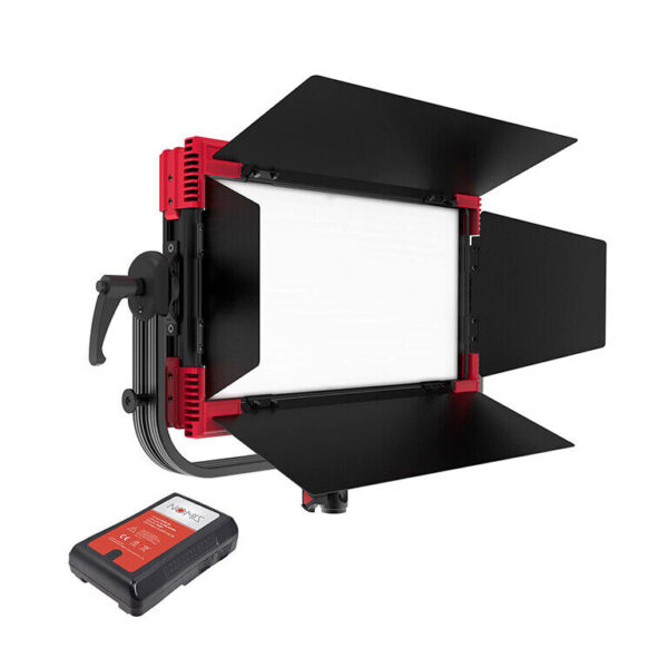 Rayzr MC100 Multi Color RGBWW Soft LED Panel light V-Mount-Bundle