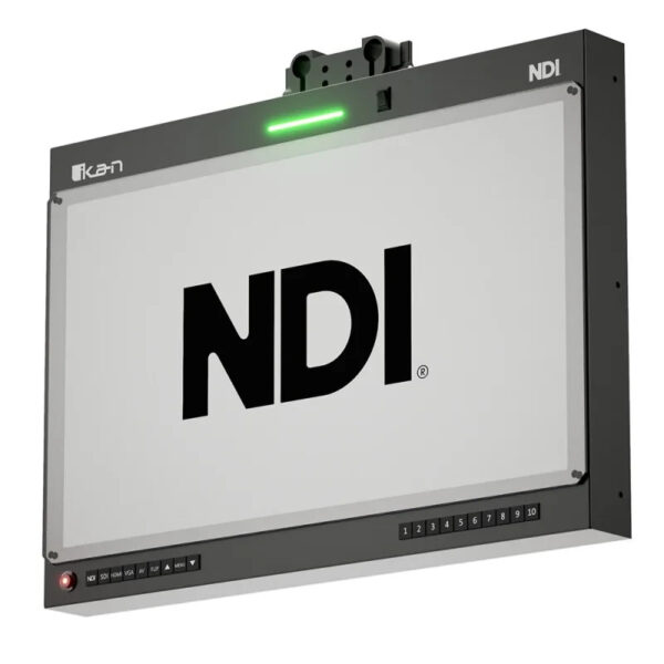 Ikan Aura 19" POE++ Talent Monitor w/ Full NDI Encoding/Decoding & IP Tally Ligh
