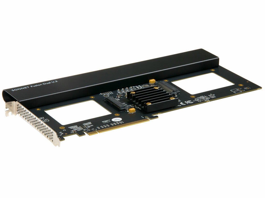 Sonnet Fusion Dual U.2 SSD PCIe Card