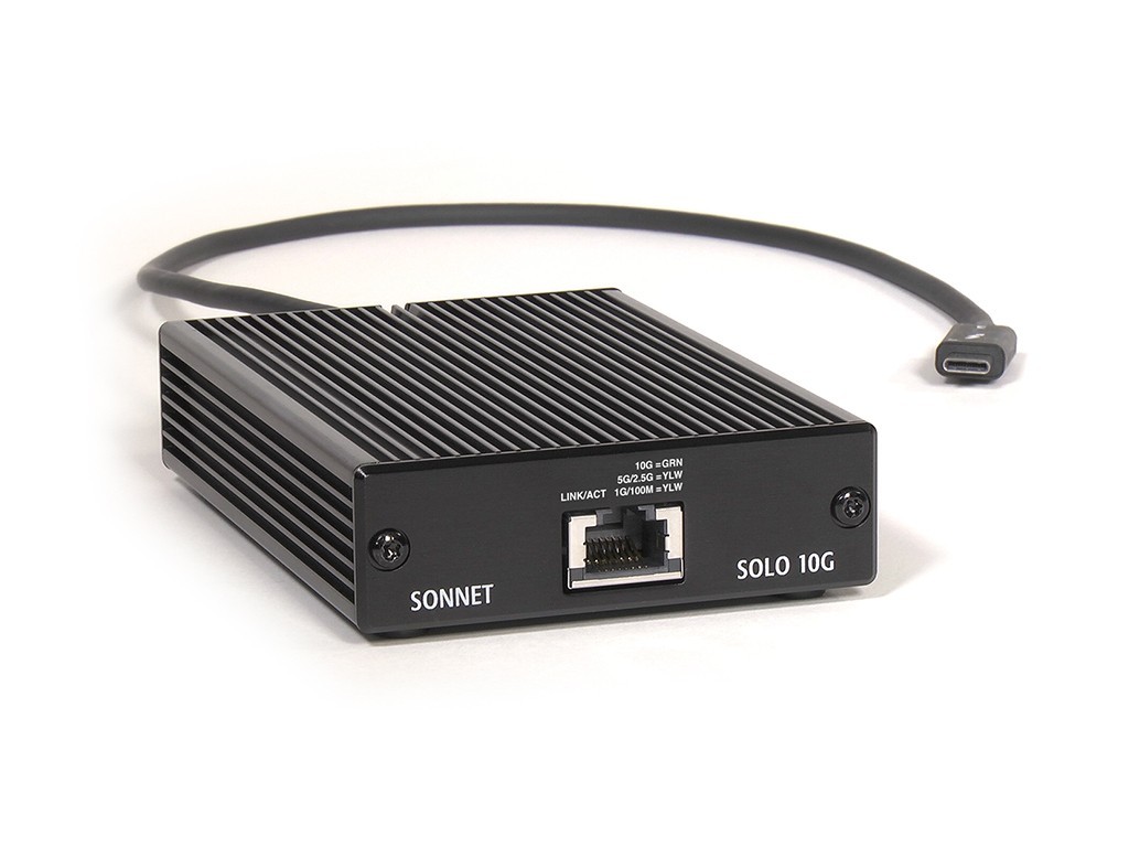 Sonnet Solo 10G Thunderbolt 3 to 10Gb Base-T Ethernet Adapter – Bild 3