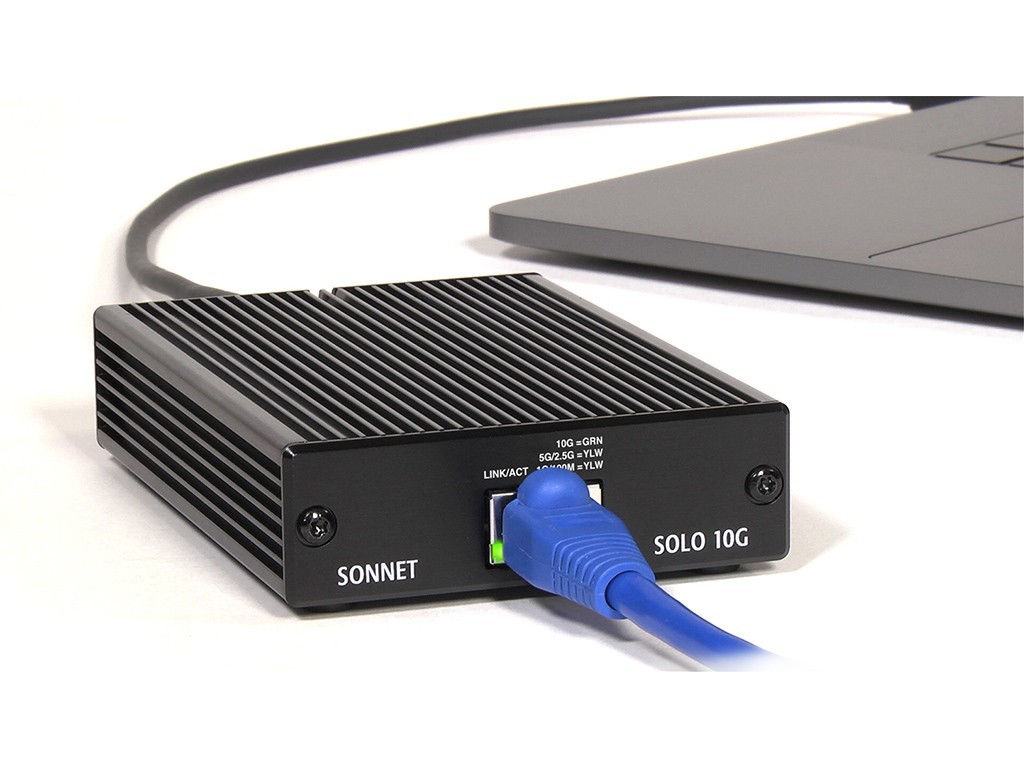 Sonnet Solo 10G Thunderbolt 3 to 10Gb Base-T Ethernet Adapter – Bild 5