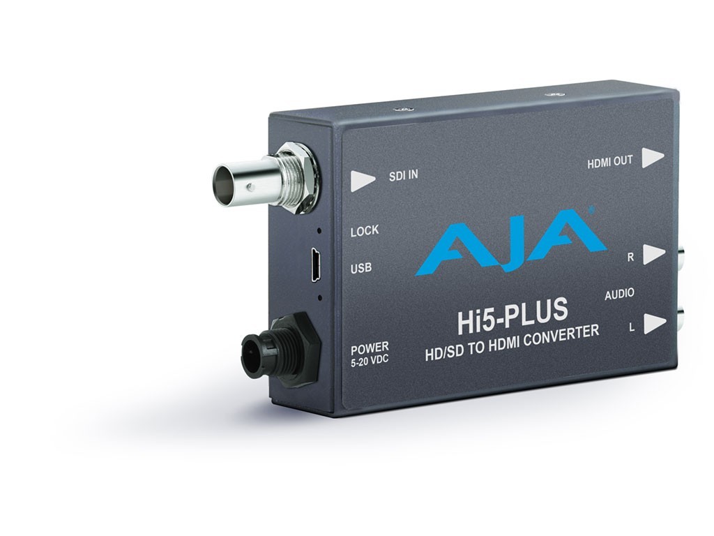 AJA Hi5-Plus- SDI_to_HDMI conversion