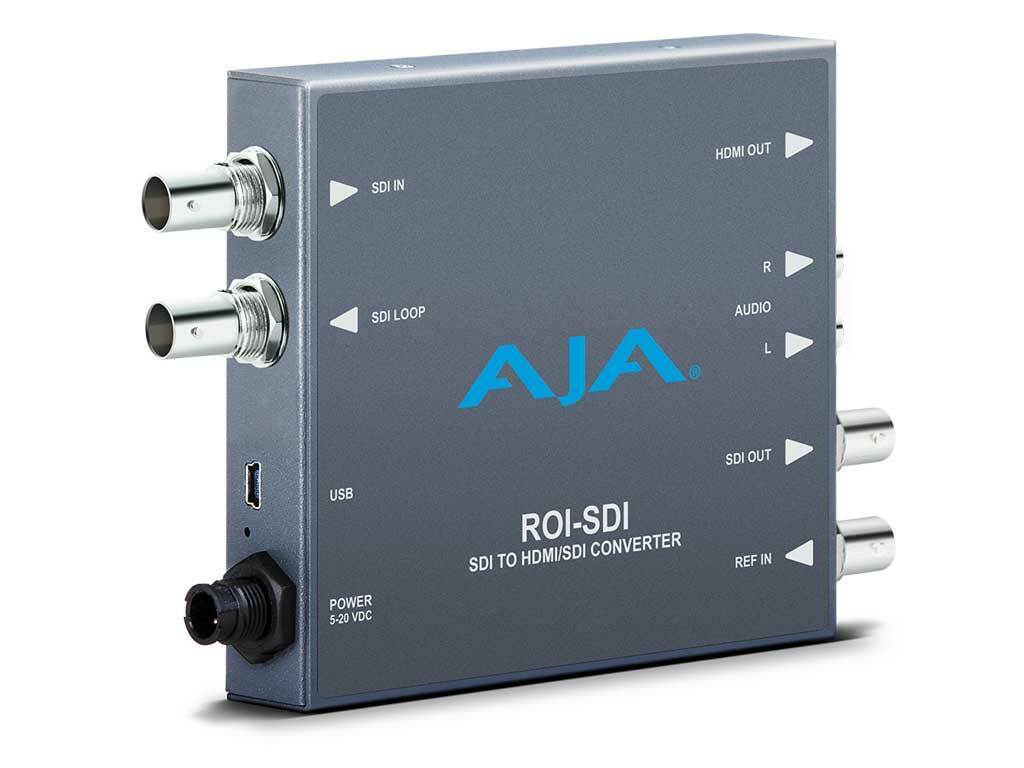 AJA ROI-SD Scan Converter 3G-SDI to HDMI/3G-SDI with Region of Interest Scaling