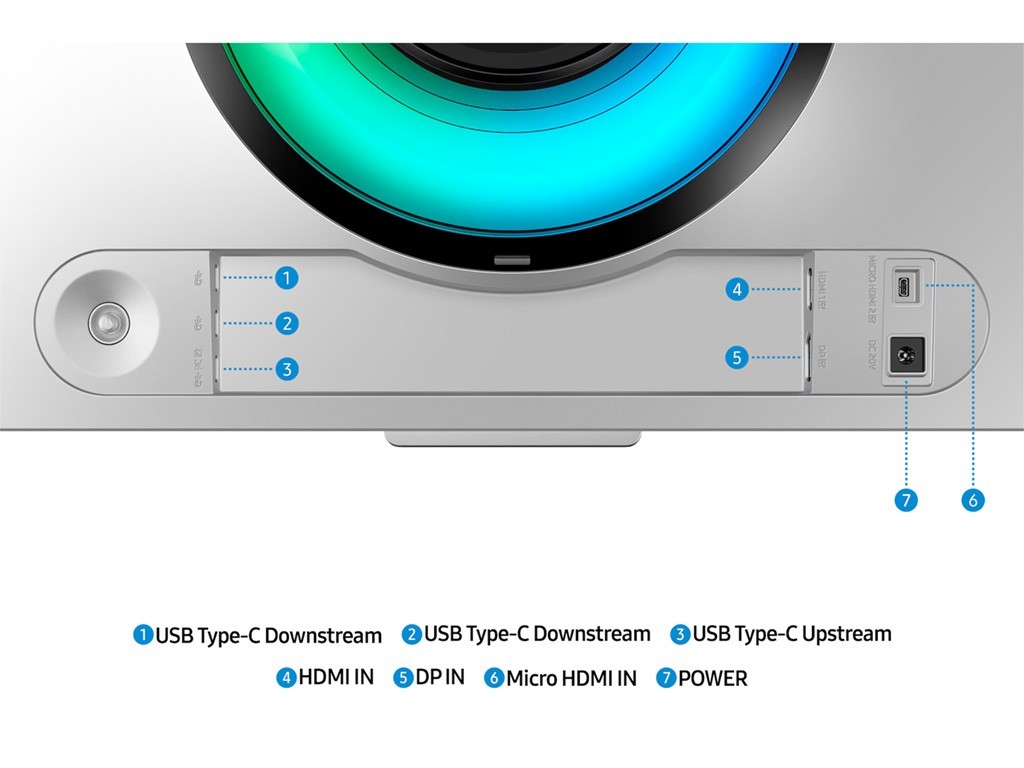 Samsung 124cm(49") Odyssey OLED G9 (G95SD) DQHD 240Hz Gaming Monitor – Bild 5