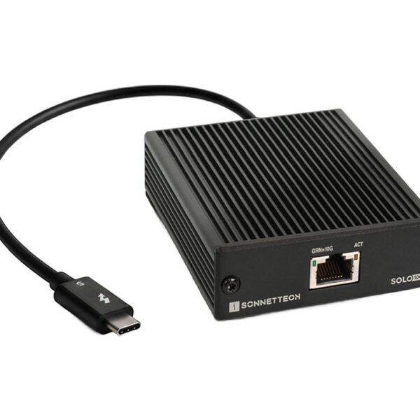 Sonnet Solo 10G Thunderbolt 5 to 10Gb Base-T Ethernet Adapter