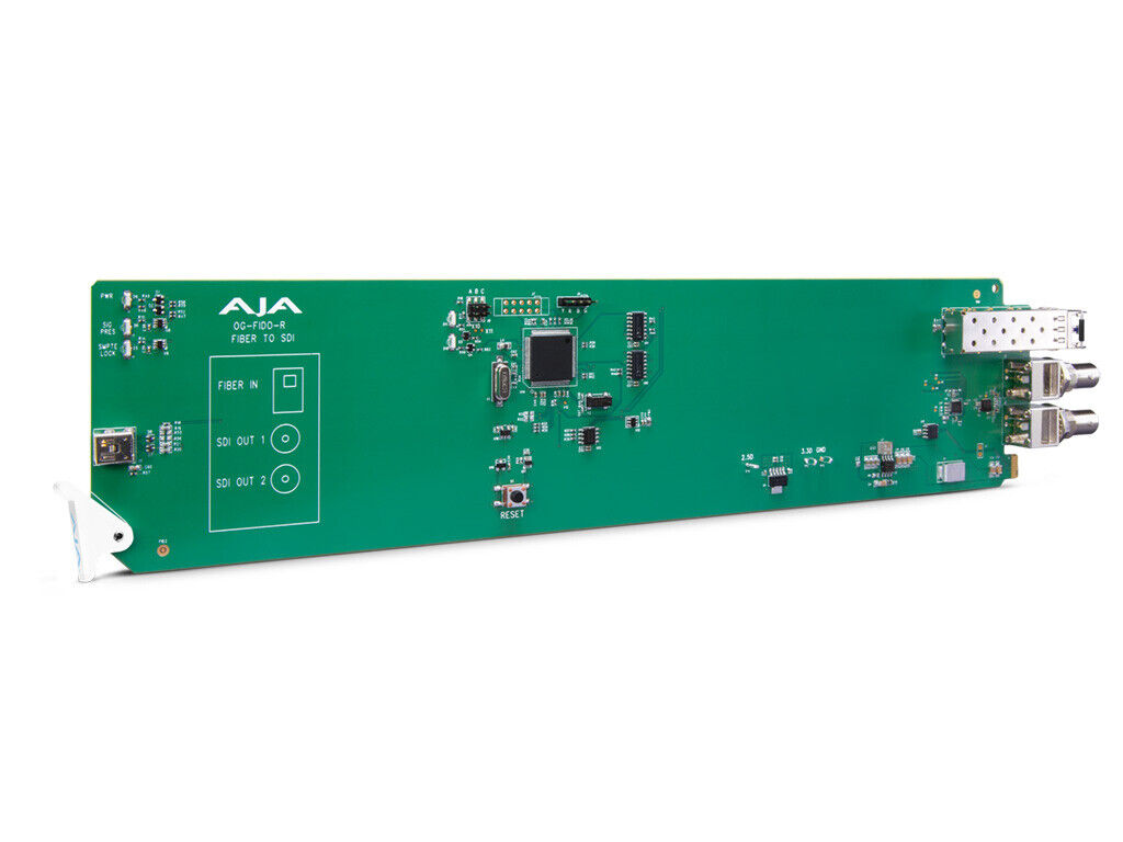 AJA OG-FIDO-R-MM openGear 1-Channel Multi-Mode LC Fiber to 3G-SDI Receiver