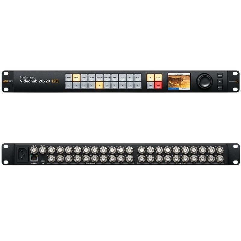 Blackmagic Videohub 20x20 12G Ihr Dienstleister für Audio, Video und