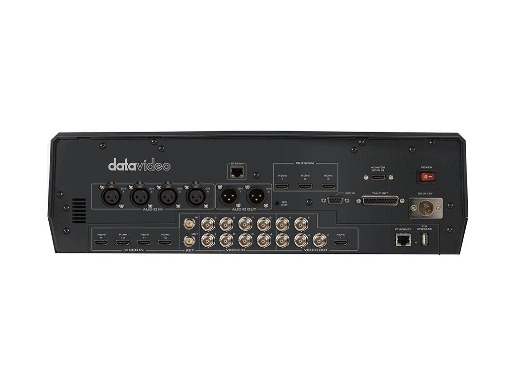 DataVideo HS-3200 - HD Tragbares 12-Kanal-HD-Video-Streaming-Studio – Bild 4