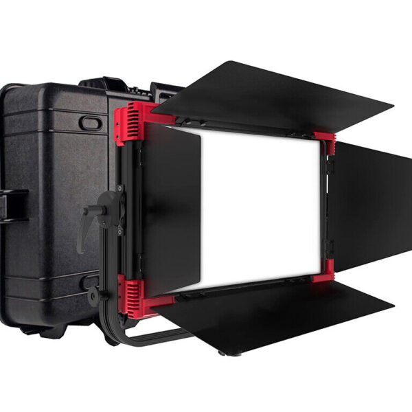 Rayzr MC200 Multi Color RGBWW Soft LED Panel light Flight-Case-Bundle