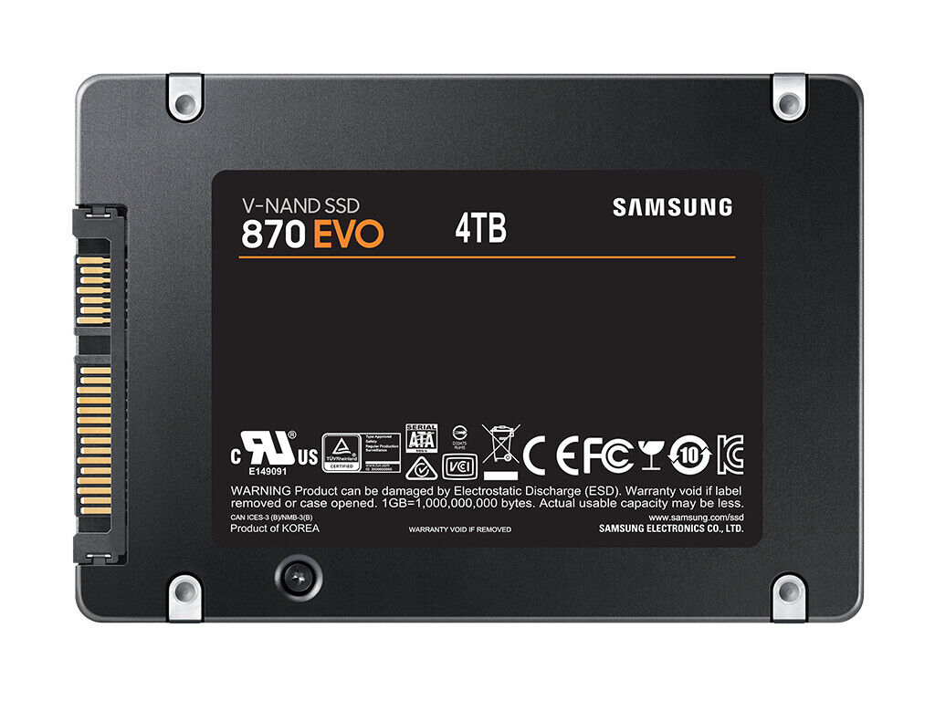 Samsung SSD 870 EVO 6,4cm(2,5") 4TB SATA 6Gb/s