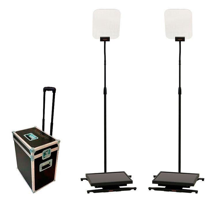 TVPrompt Pair Presidential Teleprompter with Travelcase - Standard Bright: 24"
