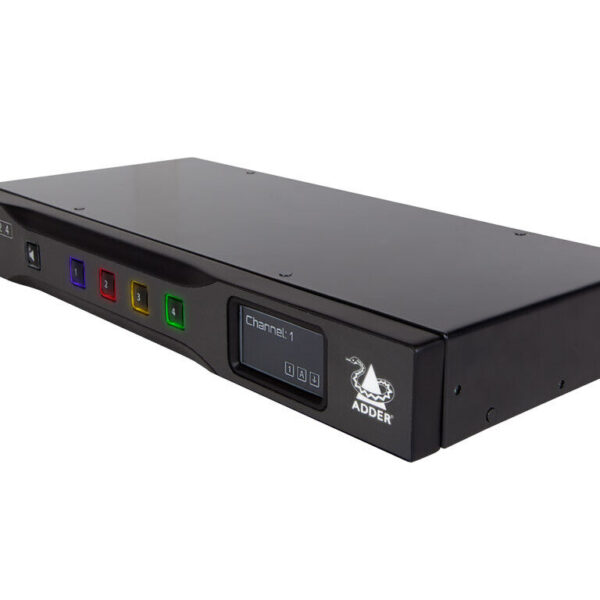AdderView Secure 4-port DVI-D HD/60 Multi-Viewer Switch