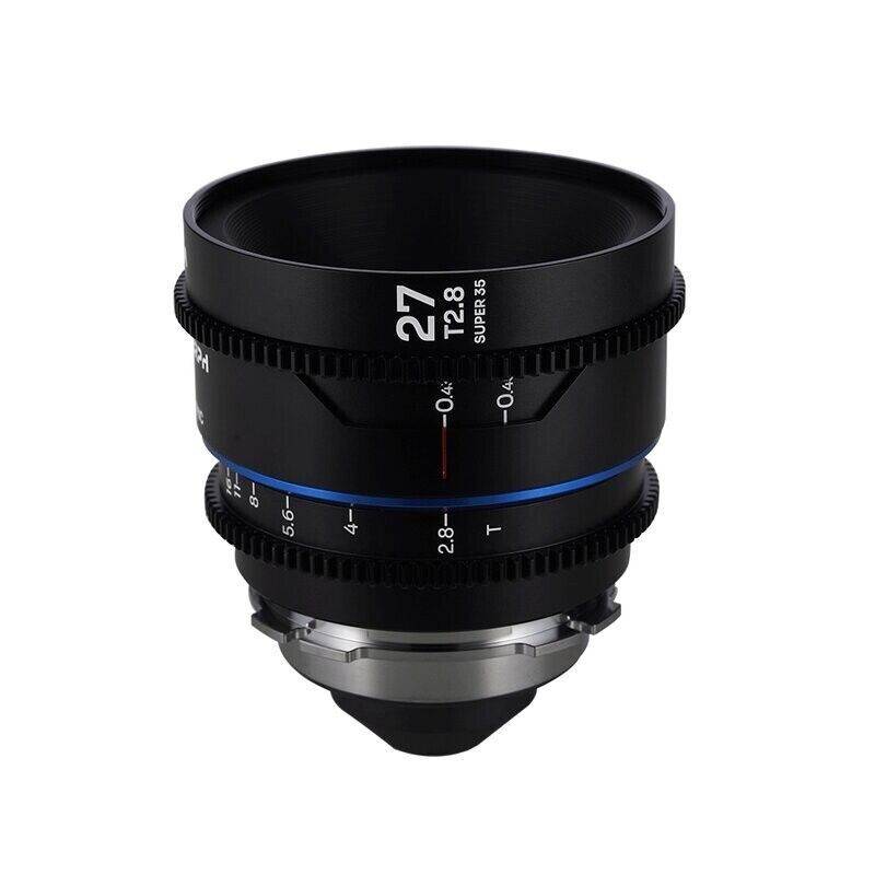 Laowa Nanomorph 27mm T2.8 1.5X S35 (Blue) - Arri PL + EF