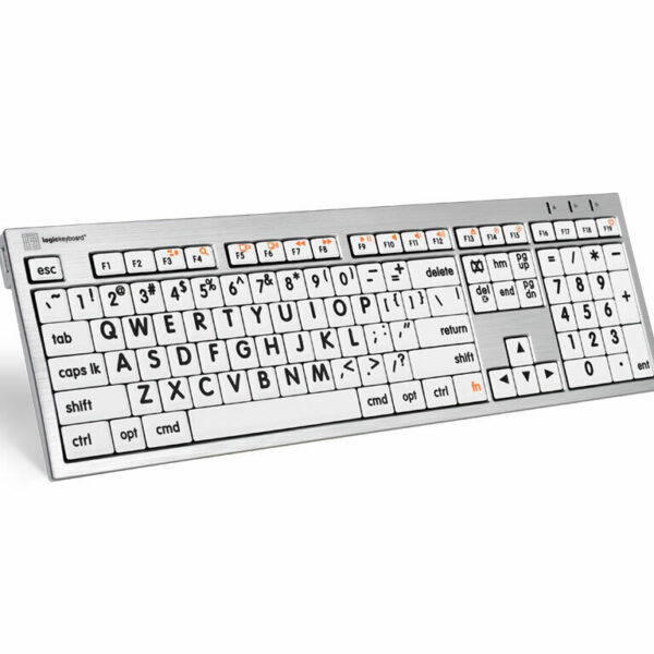 LogicKeyboard XLPrint Black on White ALBA UK (Mac)