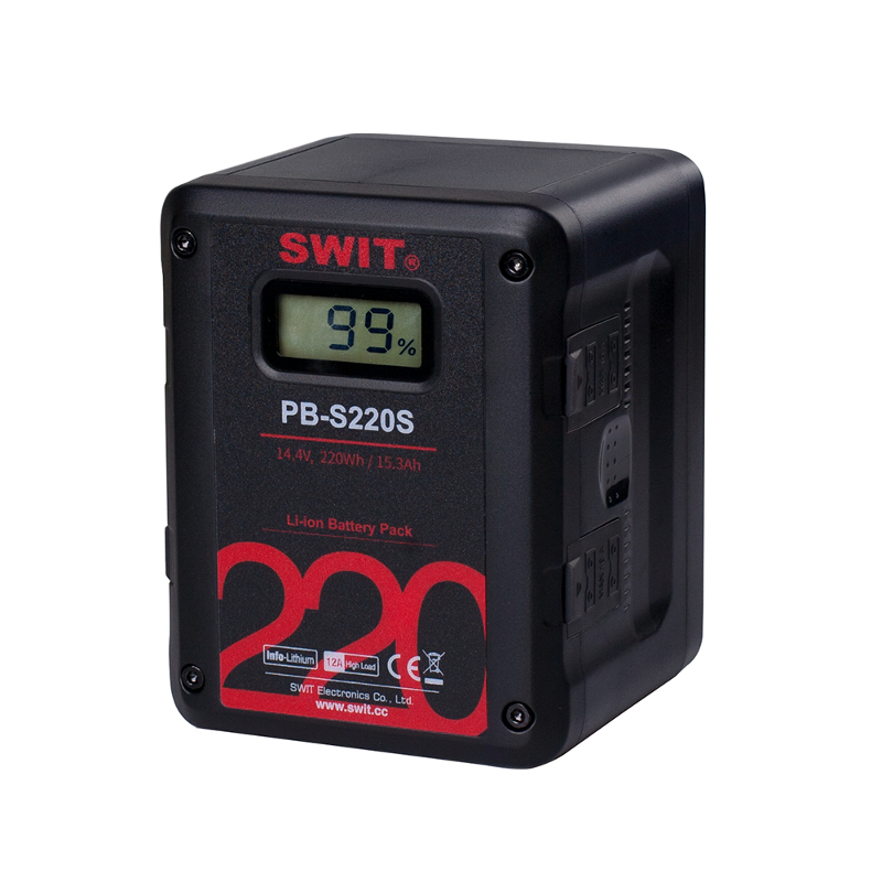 SWIT PB-S220S, 220Wh Cine-Style Battery, V-Mount Promo bis 31.08.26