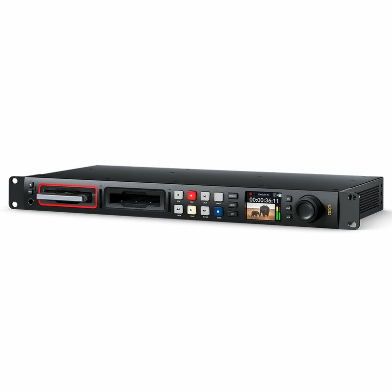 HyperDeck Studio HD Pro-19" SSD/SD Videorekorder mit 6G-SDI und HDMI Anschlüssen