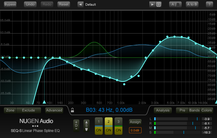 Nugen Audio SEQ-ST_ Stereo only Linear Phase EQ. Download Version