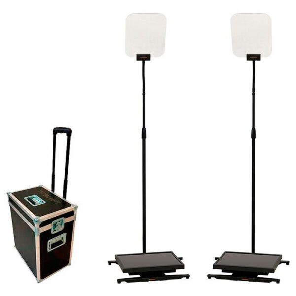 TVPrompt Pair Presidential Teleprompter with Travelcase - Standard Bright: 19"