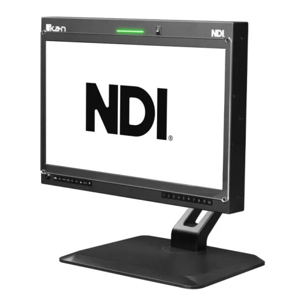 Ikan Aura 19" POE++ Desktop Monitor w/ Full NDI Encoding/Decoding & IP Tally Lig