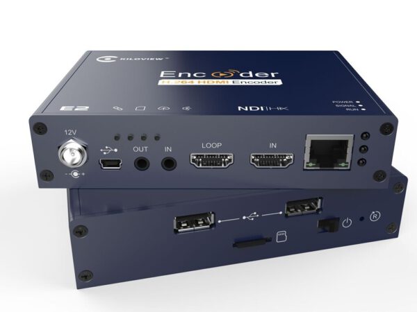 Kiloview E2 NDI HX (HD HDMI Wired NDI Video Encoder) - Color & Light