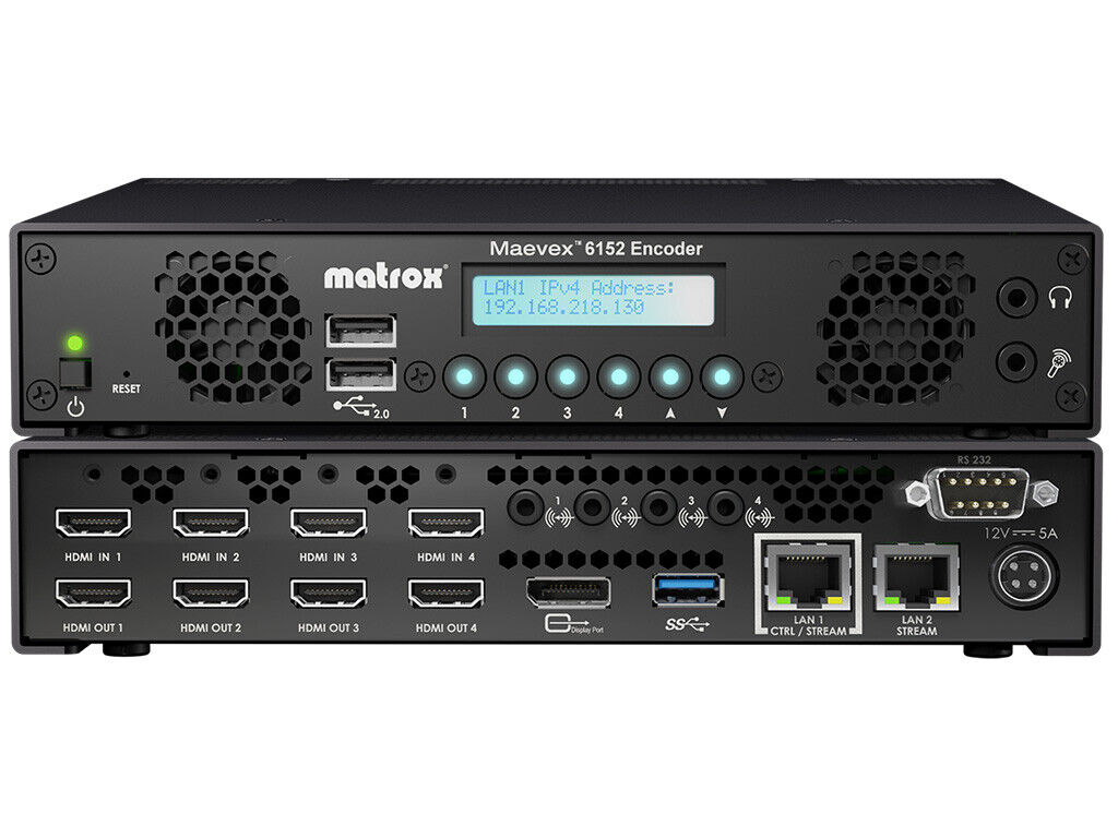 Matrox Maevex 6152 Quad 4Kp60 Encoder – Bild 3