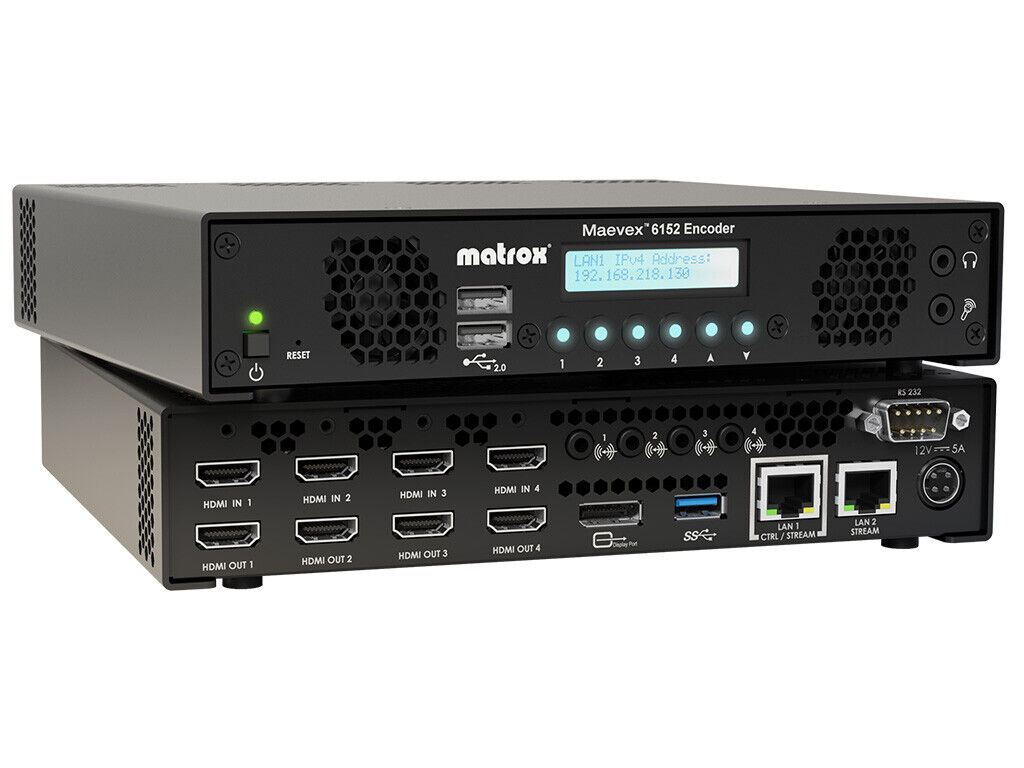 Matrox Maevex 6152 Quad 4Kp60 Encoder