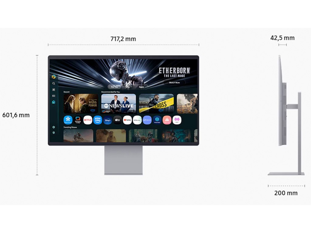 Samsung 32 Smart Monitor M9 (M90SF) 4K UHD OLED 165Hz 0,03ms Samsung Vision AI – Bild 5
