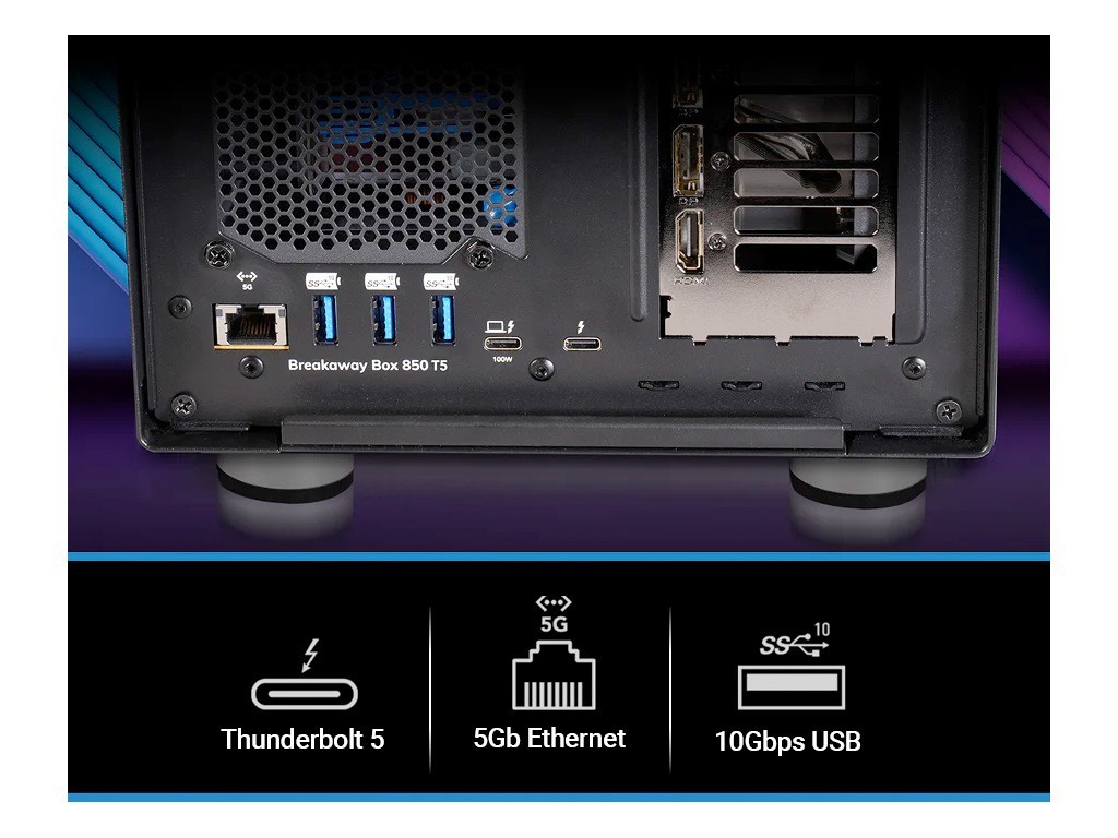 Sonnet Breakaway Box 850T5 Thunderbolt 5 eGPU System – Bild 3