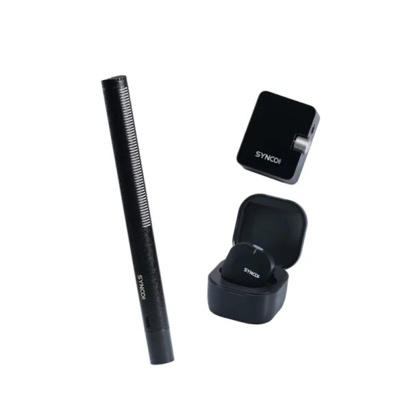 Synco D2 Wireless Combo (1 Lavalier + 1 Shotgun + 1RX) - D2 Wireless Shotgun Mic