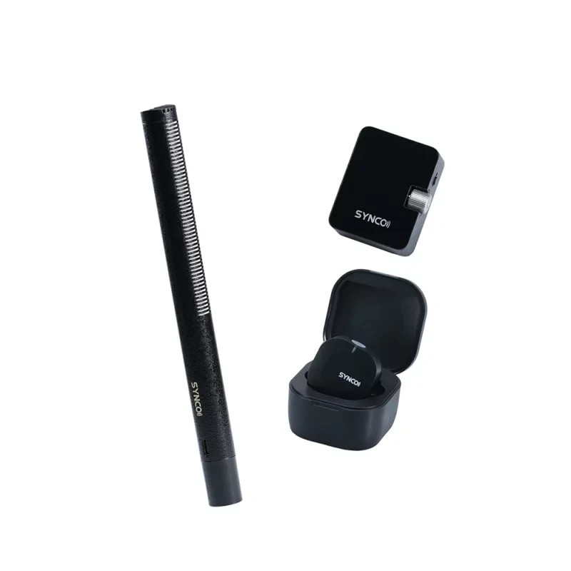 Synco D2 Wireless Combo (1 Lavalier + 1 Shotgun + 1RX) - D2 Wireless Shotgun Mic