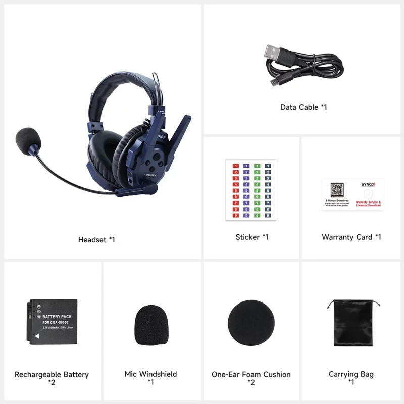 Xtalk Master XM1D - Dual Ear Headset Intercom – Bild 3
