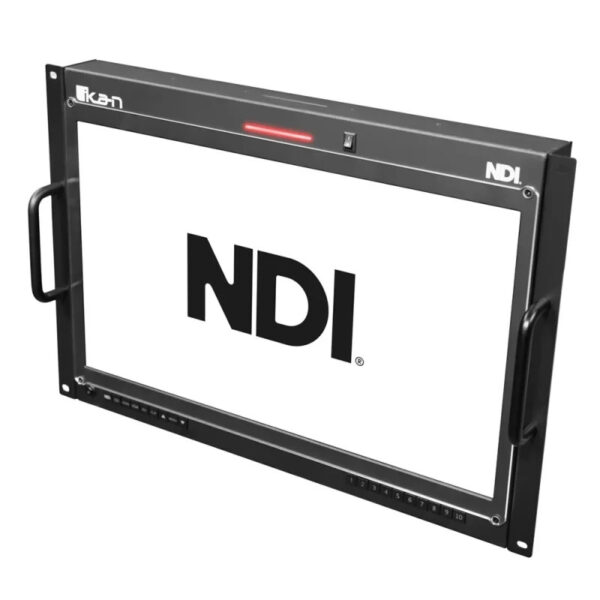 Ikan Aura 19" POE++ Rack Mount Monitor w/ Full NDI Encoding/Decoding&IP Tally L
